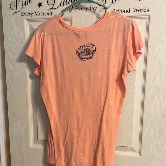 Harley-Davidson Orange Logo Tee - Picture 4 of 4